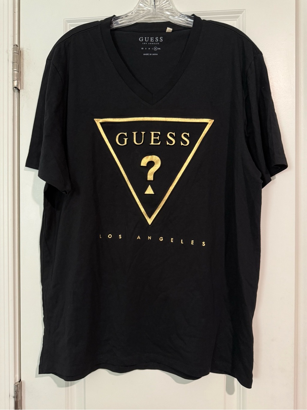 Guess Los Angeles shirt black gold XL men’s or women’s unisex